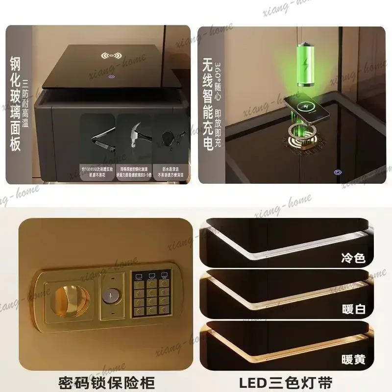 LS 침대 옆 탁자, 보안 기능, 다기능, 무선 충전, - Home Security America 리뷰 및 가격