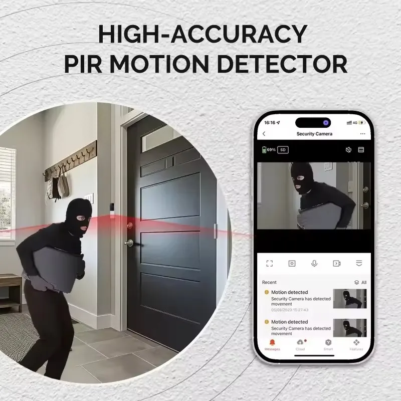 Moes WIFI 비디오 초인종 카메라 무선 IR 야간 - Home Security Robot 리뷰 및 가격